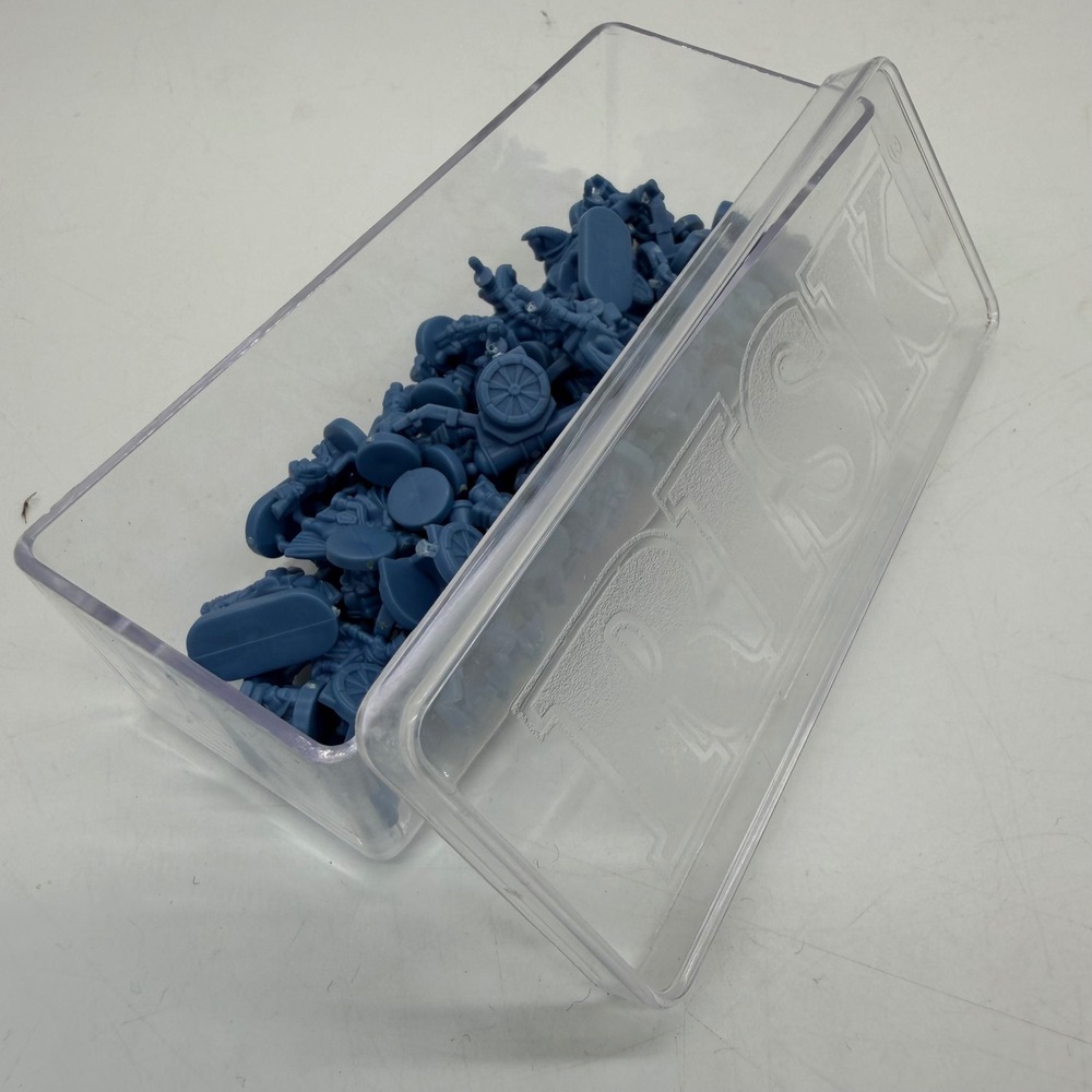Risk 1998‎ Board Game Replacement Pieces Blue Army 59 Count Infantry